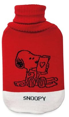 Excelsa Peanuts-Wärmflasche Snoopy Rot 35x19x3.5 cm rot