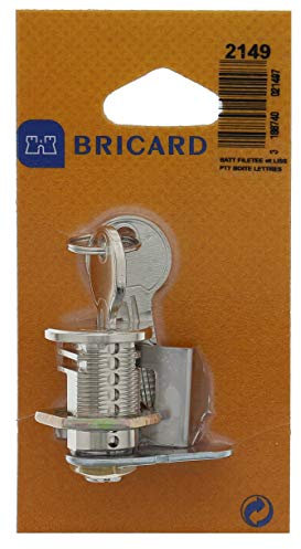 Bricard 2149 Batteuse filetée pour Boîte aux Lettres, compatible avec passe PTT
