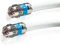 Coaxial Cable SAT Coaxial Cable Venton XYZm RG6Q CCS 120 dB Max. 4x Shielded Coax Antenna Cable Satellite Cable RG6 Connector for DVB-S / S2 DVB-C and DVB-T / T2 / UKW BK TV Satellite Dish Digital
