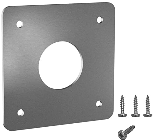 Gardemics Spechtschutz für Nistkasten & Vogelhaus - Extra sicherer Fluglochschutz für Nistkästen inkl. Schrauben - Mit Gratis eBook (28 mm)