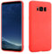 HSP Rote Hülle kompatibel mit Samsung Galaxy S8 | Premium TPU Silikon Case | Geeignet für Induktives Laden | Kratzfest Stoßfest | Matte Oberfläche | Passgenaue, weiche, dünne Schutzhülle