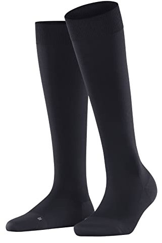 FALKE Femme Energizer W Kh Fines Avec Contention Chaussettes Longues, Bleu Dark Navy 6379, 35-36 EU