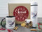 Geschenkset Frauen Tee, Thermo- Teeflasche mit Siebeinsatz, Tasse mit Bratapfeltee, personalisiertes Geschenk mit Namen, Keramik mit Edelstahl