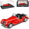 Norev Morgan Plus Eight 8 1980 Cabrio Rot 1/43 Modell Auto mit individiuellem Wunschkennzeichen