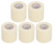 Pack of 5 Air Conditioner Pipe Tape 6cm/2.4in Width | PVC Oil-Resistant Tube Protective Wrapping Tapes | for Hot & Cold Air Ducts(Cream)