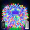 Ollny 30m 300 LED Fairy Lights Mains Powered, Outdoor Waterproof String Light with Remote/Plug/Modes/Timer, Bright Multicolour Lighting Outside Indoor Garden Tree Party Wedding Decorations