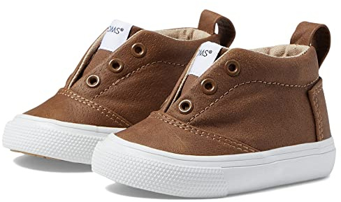 TOMS Classic Youth Sneaker - Stylish Mid-Cut Design for Kids, Durable Rubber Sole, Lace-Up & Hook & Loop Closure