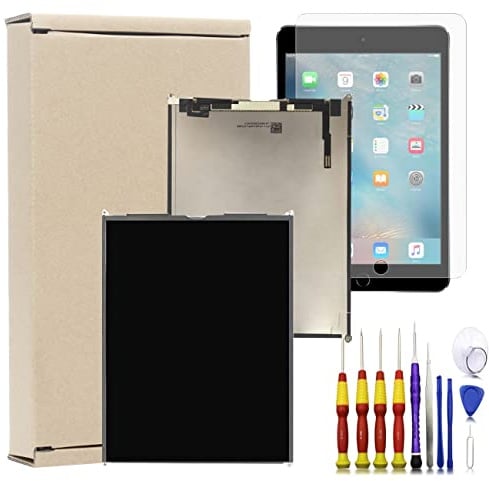 AQNEUKZ Schermo LCD di ricambio per iPad 9th 8th 7th Generation (A2197 A2198 A2200 A2270 A2428 A2429 A2430 A2602 A2603 A2604 A2605) iPad 7 8 9 Gen con strumenti e temperato