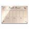 Wochenplan abwischbar für die Familie aus Acrylglas - individuell bedruckter Familienplaner mit Wunschtext - großer Acryl Kalender zum beschriften - Haushaltsplan Woche - ca. 60x40 cm
