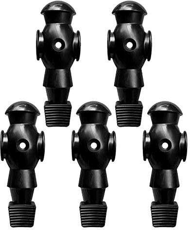 Perfeclan Kicker-Ersatz-Set, Kicker-Männer-Figuren, Kicker-Tisch-Kicker-Tisch-Spieler für Fußballtisch-Zubehör, Desktop-Spielzeug, Schwarz