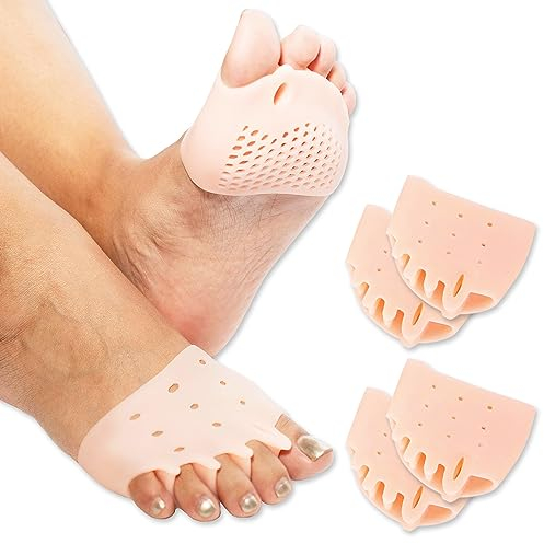 Séparateur Orteils en Silicone Avec Correcteur D'oignons, Convient Pour Une Utilisation Dans les Chaussettes et Tous les Types de Chaussures. Ecarteur Orteil en gel pour soulager la douleur.