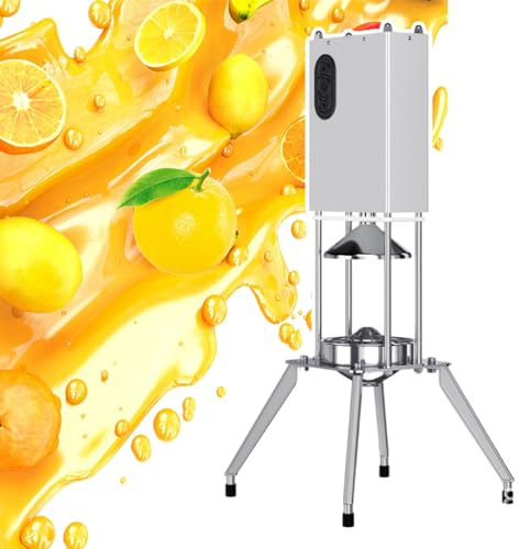 json2xml Heavy Duty Lemon automate Squeezer,58w Electric Citrus Juicer - Professional Orange Juice Squeezer for Commercial & Home Use - Efficiently Extracts Juice from Grapefruits/Oranges/Lemons