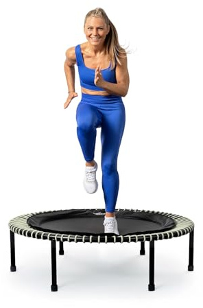 bellicon Mini Trampolin | Seilring-Federung bis 150 kg | Indoor Fitness Trampolin für Erwachsene | Klappbeine