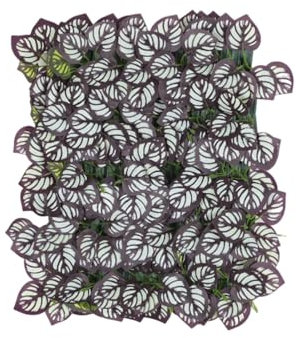 Brise-vue extensible – Rouleau de moustiquaire artificielle – Feuille synthétique décorative – Fond de protection de la vie privée pour terrasse, jardin et extérieur