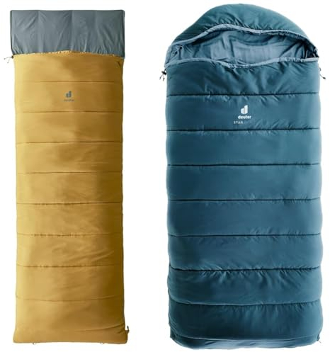 deuter Orbit SQ +6° Kunstfaserschlafsack, caramel-teal & Starlight SQ Kinderschlafsack