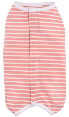 Shengxi Hundebody Nach Op Einteiler zur Genesung von Hunden Anti Lecken Hund Onesies Kegel E-Halsband Alternative Hundebody Wundschutz Erholungsanzug für Hunde Katzen Nach der Operation (Rosa, XS)