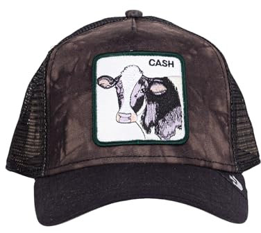 Goorin Bros. Cash Cow 101-0507 Cap mit schwarzem Schirm, Einheitsgröße, Schwarz , One size