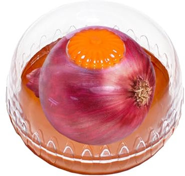 Recipiente hermético con tapa para frigorífico, recipiente de almacenamiento para frutas y verduras, aguacate, conservador de aguacate