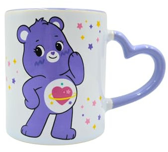 HOX Care Bears Share Bear Ceramic Beverage Mug Coffee Cup, Purple