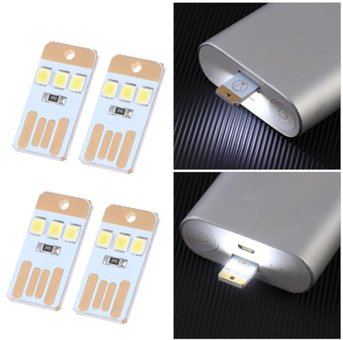 Gadpiparty 5stücke Mini-led-lampe Usb Betrieben Tragbar Für Camping Und Reisen Kleine Usb-glühbirne Mit Helle Beleuchtung Für Laptop Und Zuhause