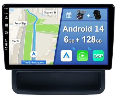 YUNTX [6GB+128GB] Android 15 2 DIN Autoradio para Opel Vivaro/Renault Trafic/Nissan Primastar-[Integrado CarPlay/Android Auto/DSP/GPS]-IPS 10.1 Pulgada Touch Screen-Dab/Bluetooth 5.0/AHD Cámara