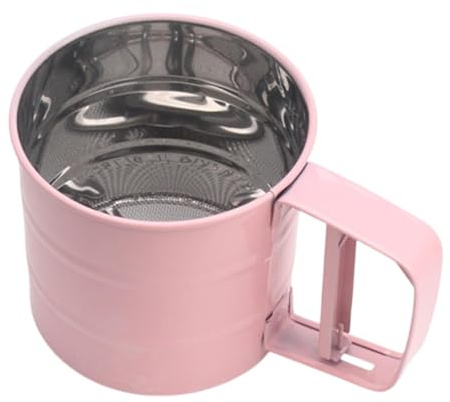 Setaccio per farina - Colino in rete riutilizzabile | Setaccio per polvere in acciaio inossidabile, setaccio a mano riutilizzabile, setaccio per farina portatile semiautomatico forniture per cottura