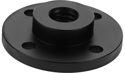 WESIEVYA Adjustable Microphone Wall Mount Bracket 3/8-16 Flange Aluminum Alloy Microphone Holder for Desktop and Wall Installation Compatible Models