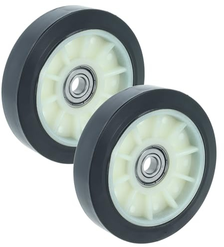 vhbw 2x Laufrolle für Trommel kompatibel mit Blomberg DHP24412BST Waschmaschine, Wäschetrockner - 7,5 cm