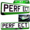 TAPORT 1x Car Registration License Number Plate Surrounds Holder Frame ALL STYLES (GREEN)