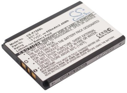 Rechargeable Battery 650mAh for Sony-Ericsson W800, K510a, W600i, Z530i, W850i, Z525a, W600, J220i, W700i