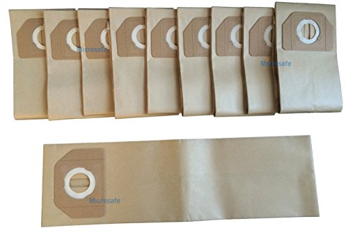 10 Staubsaugerbeutel für Kärcher 2701 und 2801 u.v.m wie original 6.904-263 von Microsafe®
