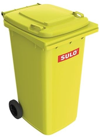 Müllgroßbehälter 240l gelb a.Niederdruck-PE Rad-D.200mm