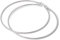 Sterlingsilber 70mm Blank Sleeper 2mm Creolen Reifen Ohrringe