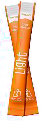 Xucker Light Sticks mit Erythrit - kalorienfreier Zuckerersatz als Vegane & zahnfreundliche Kristallzucker Alternative I Erythrit ohne Stevia I zuckerfrei I 5 kg-Karton mit ca. 1000 Sticks je 5g