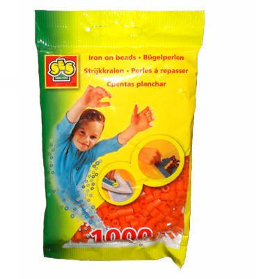 Bügelperlen 1000 Stück, orange