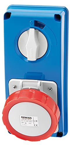 Gewiss – GW66320 N – Ausgang (3P T, IP67, 6h, 400 V, 32, 50/60 Hz) rot