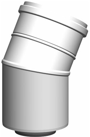 ATEC Abgas 30°-Bogen DN 80/125 konzentrisch Abgasrohr