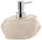 Gedy Chanelle Seifenspender, Kunstharz, Beige, 7,8 x 11,5 x 12,6