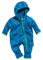 Playshoes Fleece-Overall Unisex Kinder Jumpsuit, blau Strickfleece, 92