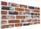 3D Brick Effect Wall Panels Decorative Wall Ceiling Tiles CLADDING POLYSTYRENE Panel Tile 50x100cm (DL150)