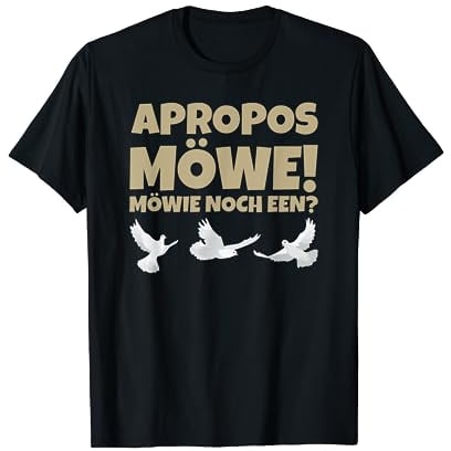 Moin Norddeutschland Plattdeutsch Norddeutsch Shirt Möwe T-Shirt