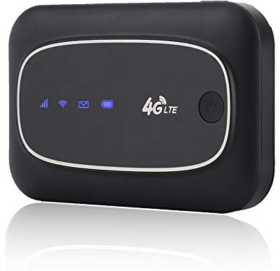 4G LTE MiFi, Portable Wi-Fi for Travel, 2000mAh Battery, Portable 4G/3G LTE Car WIFI Router, Mini Wireless Mobile Router for Indoor/Outdoor, Supports Secure Digital Memory Card(32G)