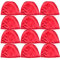 2 Unidades de Gorros de natación de poliéster para Adultos y niños, Color Rojo, tamaño Adulto