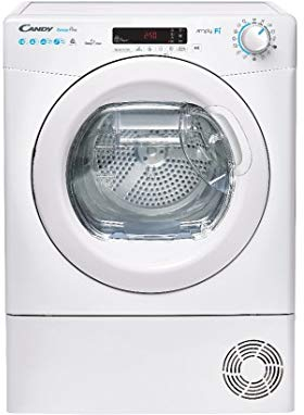 Candy Smart Pro CSOE H10A2DE-S Asciugatrice 10 Kg, Pompa di Calore, Libera Installazione, Controllo Remoto Avanzato, Connessa Wi-Fi, Classe A++, Bianca, 59,6x58,5x85