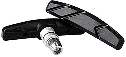 Brussels 08 1 Paar Fahrrad Radfahren Fahrrad Gummi V-Brake Halter Felgenbremse Fahrradbeläge Gummi Pads Fahrrad Bremsklötze für V-Brake Bikes Schwarz