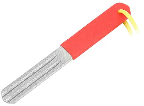 Diamond High Hardness Fish Hook Sharpening Stone Fishing Hook Hone 400 800 Grits Double Side Grinding File for Polishing SharpeningAbrasives