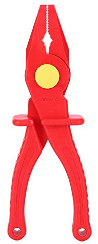 PUSOKEI Pinces Plastiques isolées, Outils à Main de Pinces coupantes Plastiques isolées multifonctionnelles pour l'installation d'instruments, isolées 1000V