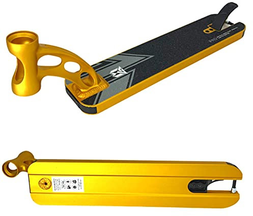 MGP Madd Gear MGO F26 Limited Stunt-Scooter Ersatz Park Deck 4,5 x 19,5 mit Griptape + Fantic26 Sticker (LTD Gold)