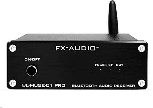 Q-BAIHE 5.0 Wireless Bluetooth QCC3034 Audio Receiver Home HiFi Koaxial Fiber Converter to Power Amplifier W/12V1A Power Supply