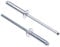 4.8mm x 18mm Aluminiumnieten, 500 Pack – Nieten für Metall, Blindniete, Kuppelkopf Legierungsnieten, Aluminiumkörper und Stahldorn Popnieten für Weißblech, Metallbefestigungen, Leder – Drucknieten